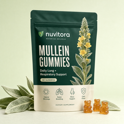 Nuvitora Mullein Gummies pouch